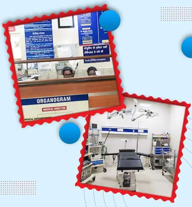 Khosla Hospital Reception, Organogram and Modern Operation Theatre