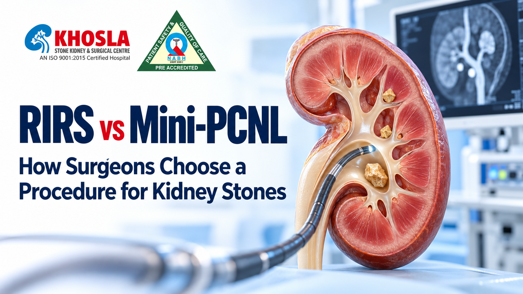 RIRS vs Mini-PCNL: How Surgeons Choose a Procedure for Kidney Stones