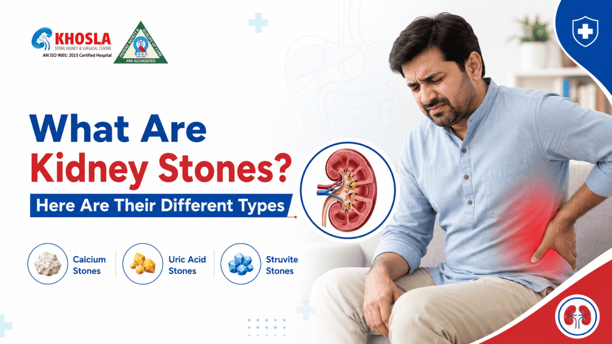 What are kidney stones and their different types?